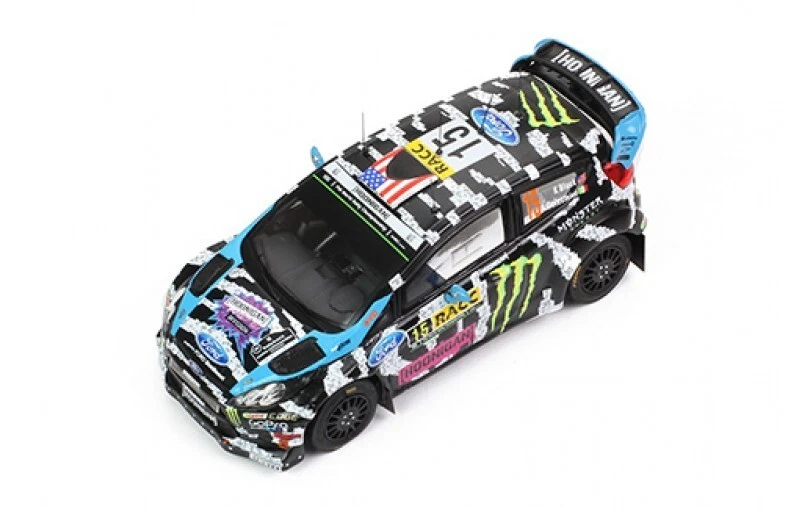 IXO 1/43 RAM601 FORD FIESTA RS WRC Kenneth BLOCK/Alex GELSOMINO CATALUNYA 2014 - Immagine 3 di 4