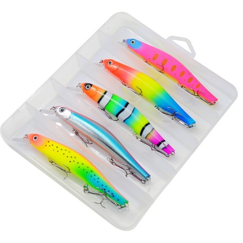 Lot De 5 Leurres Vintage Jerkbait – Cordell, Rebelle, Smithwick, Bomber, Bill Norman