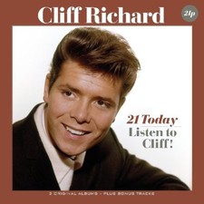 CLIFF RICHARD - 21 TODAY/LISTEN TO CLIFF!  2 VINYL LP NEW 