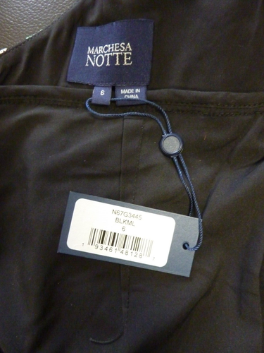 MARCHESA NOTTE Botanical Embroidered Gown Size:6 $1095 NWT - Bild 14 von 14