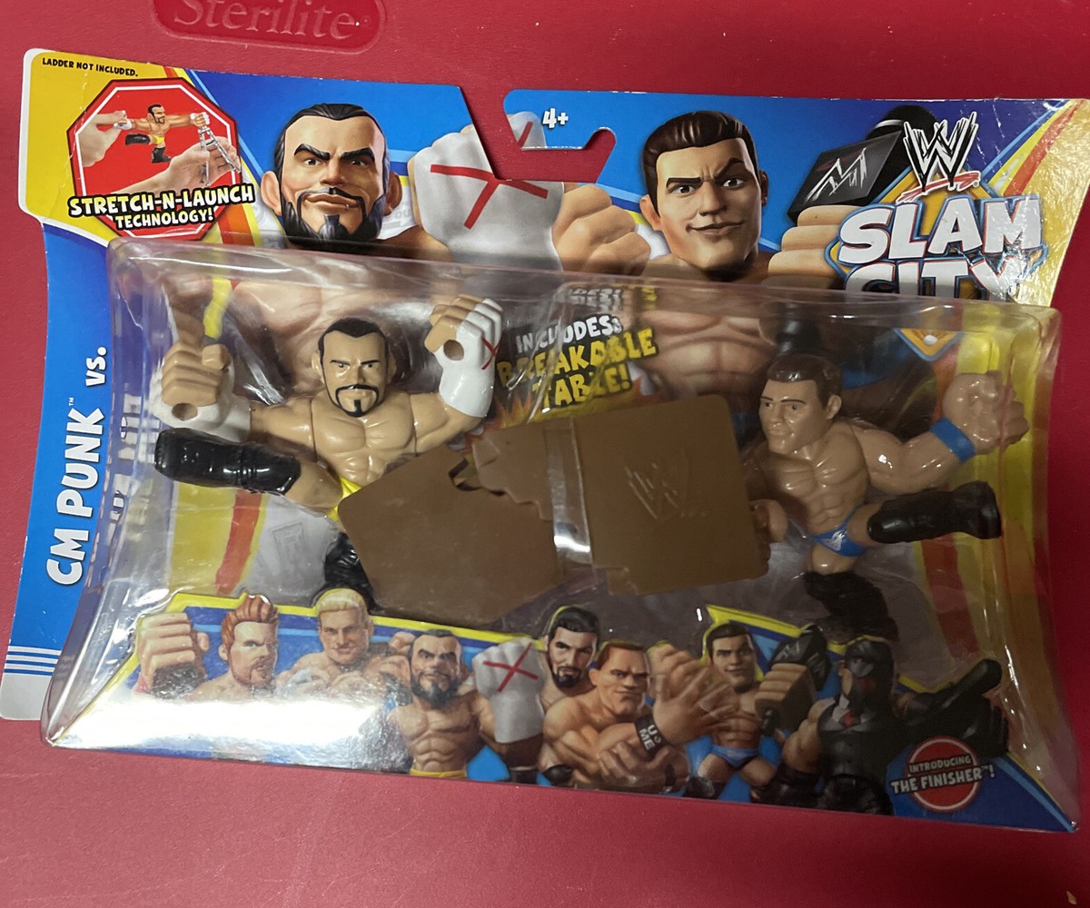 WWE Slam City CM Punk VS The Miz Action Figures NEW | eBay