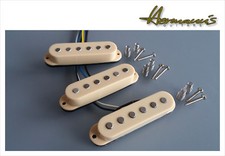 Single Coil Set, Vintage 60´s PU mit Flat Alnico V Polepieces, handgewickelt