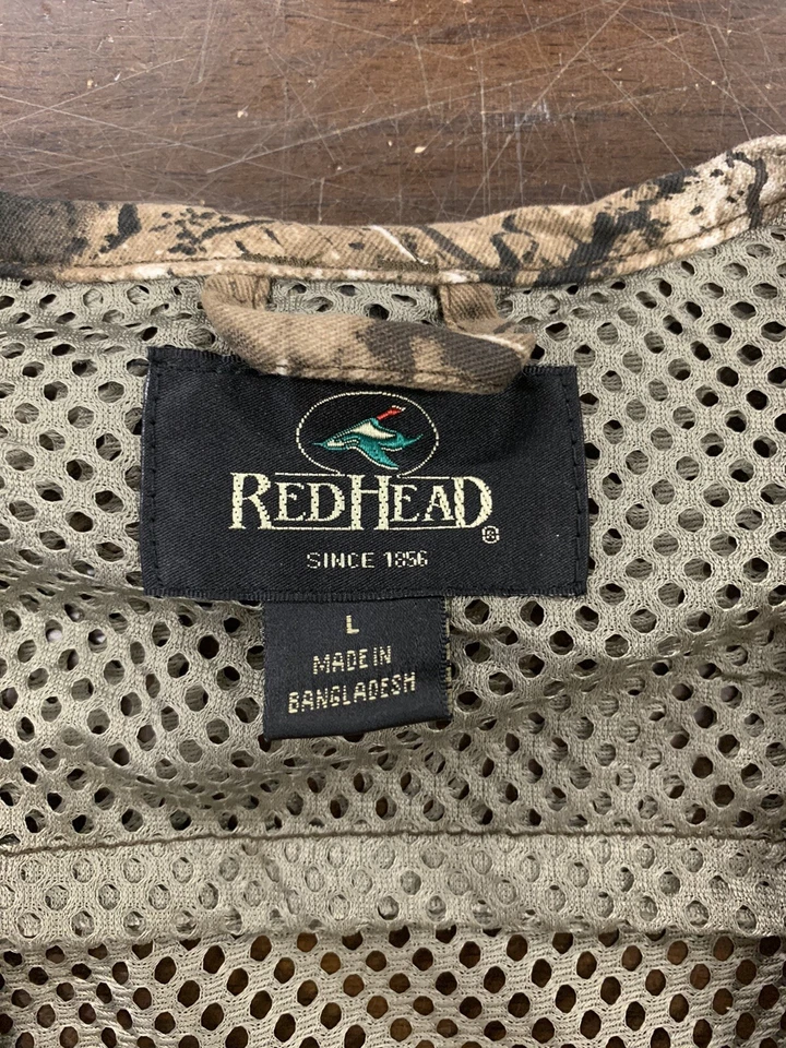 Redhead Mens Camo Mesh Vest Size Large Hunting Camouflage - Image 3 of 4