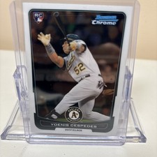 Yoenis Cespedes Rookie Card 2012 Bowman Chrome #44.. rookie card picture