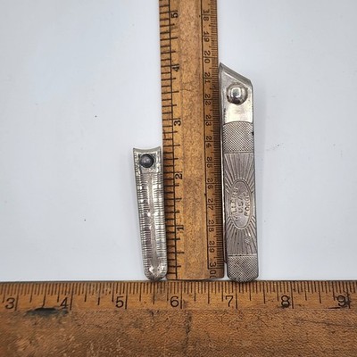 VINTAGE NAIL CLIPPERS SCHNEFEL BROS LA CROSS & MILLERS FORGE 1920's - 1950s USA 