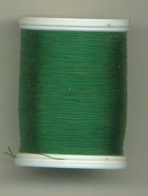 OBSOLETE GUDEBROD  FISHING ROD WINDING THREAD NCP DARK GREEN # 5896 ''C''