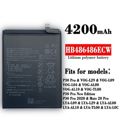 For Huawei MATE 20 Pro P30P 2020 LYA-L09 VOG-L29 New Battery HB486486ECW Tool