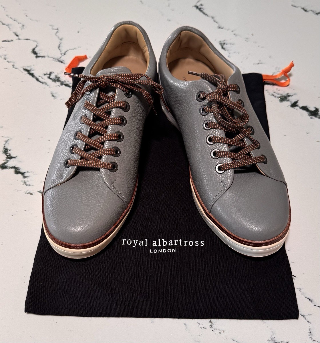 Royal Albartross PONTIAC V2‎ Spikeles Leather Welt Golf Shoe, Size 11, Slate NWT Pontiac V2 Black | Men main image 4