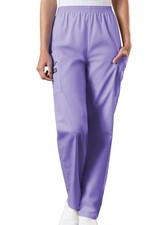 Cherokee Workwear Scrubs Pull On Cargo Pant 4200 ORCW elastic waist Orchid