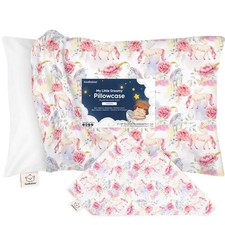 KeaBabies Toddler Pillowcase 13x18 Organic Cotton Soft Durable Kids Boys Girls