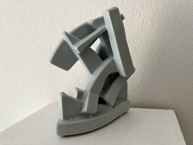 Original Abstract Sculpture No Reserve Neo Constructivism Cubism Modernism OOAK