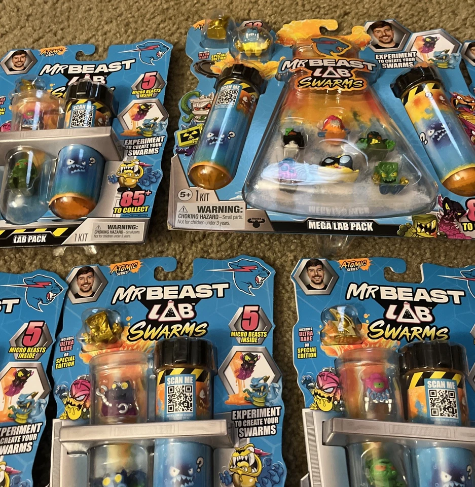Enorme Lote de Enxames MR BEAST LAB Série ATOMIC 1 - Imagem 3 de 4