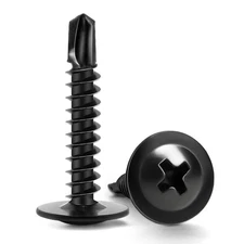 Sheet Metal Screws 8 x 1, 110pcs Phillips Modified Truss Head Self Tapping Sc...