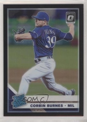2019 Donruss Optic Rated Rookies Black Prizm 19/25 Corbin Burnes Rookie RC 1kk