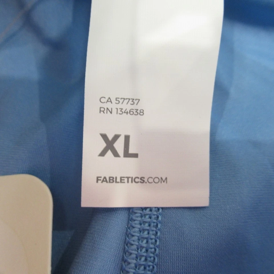 Fabletics Power Hold Leggings UK XL Pale Blue Long Activewear With Tags - Image 2 of 4