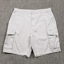 Vintage OP Cargo Shorts Mens 40 Khaki 9" Ocean Pacific Sport Skate 90s Y2k