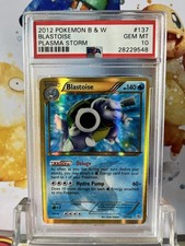 Pokémon Plasma Storm Blastoise Secret Rare Holo 137/135 PSA 10 2013 POP 46 on eBay