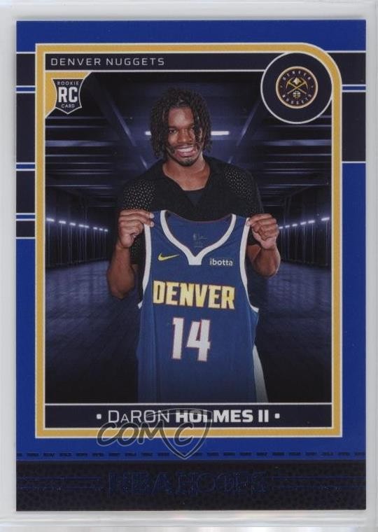 2024-25 Panini NBA Hoops Rookies Blue DaRon Holmes II #252 Rookie RC 1k9e