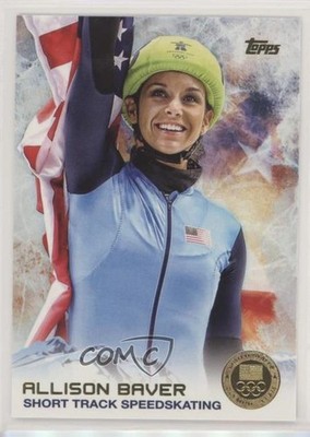 2014 Topps US Olympic & Paralympic Team and Hopefuls Gold Allison Baver #6 2k3