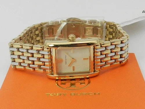 Tory Burch Women's The Eleanor Two-Tone Stainless Steel Bracelet Watch 19mm