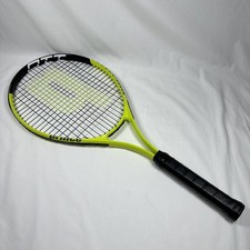 Prince Thunder 110 - Tennis Racket Racquet Black Lime Green - 4 1/4" Grip