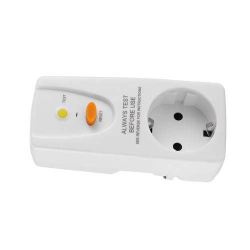 16A 220V 240V EU-stekker GFCI Veiligheid RCD Lekbeveiliging Stopcontact Adapter Home Stroomonderbreker Uitschakeling Editie 0613
