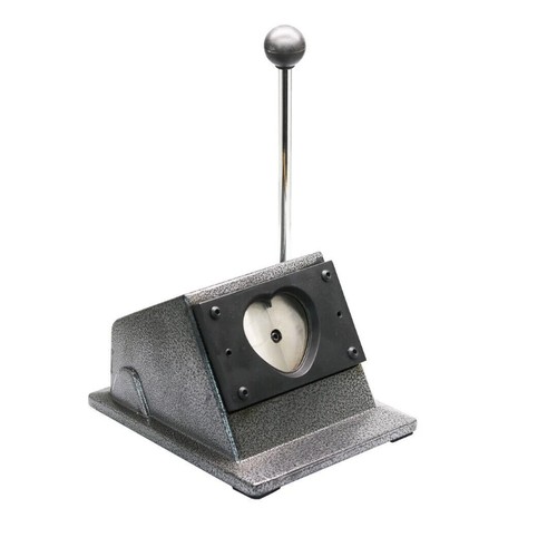 New Manual Heart Shape Magnet Badge Making Machine 57*53mm for DIY Decoration - Picture 12 of 13