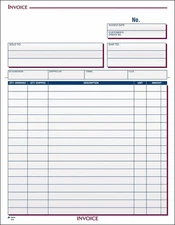 Adams Invoice Unit Set, 8.5 x 11.44 Inch, 3-Part, White/Canary/Pink 