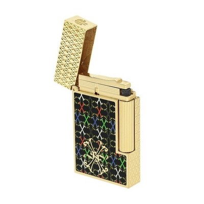 `S.T Dupont Line 2 Perfect Ping Lighter Arturo Fuente Opus X C16060CL New In Box