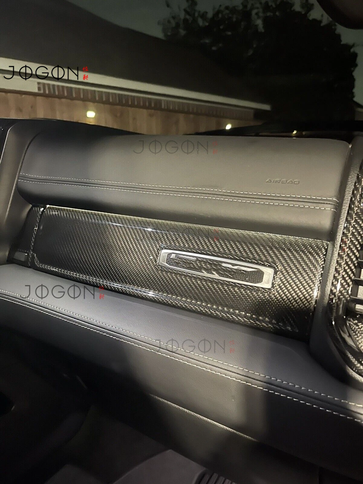 For Dodge Ram 1500 TRX Off-Road 2021-2024 Real Carbon Fiber Passenger Dash Panel - Picture 4 of 13