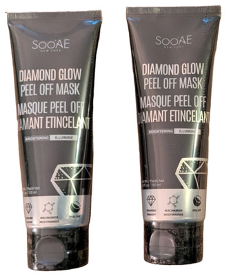 Soo'AE Diamond Glow Peel Off Mask 3.4 fl oz 2 Tubes