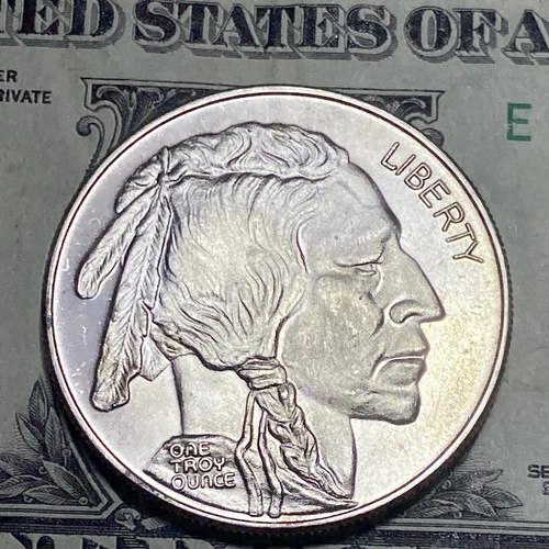 💎 Buffalo 999 OZ PURE Silver GEM BU 1 TROY OUNCE .999 ROUND BULLION