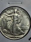 1945-P WALKING LIBERTY. MS/ BU. NICE.