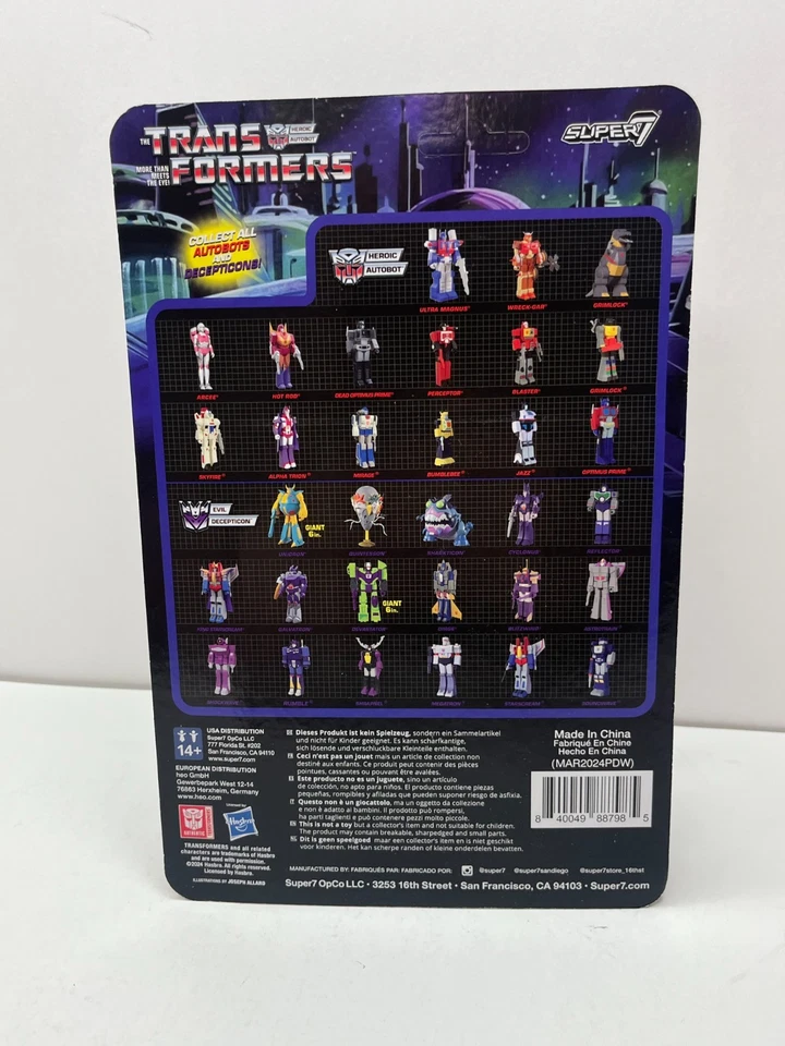 EXCLUSIVE SUPER7 TRANSFORMERS GRIMLOCK DINO MODE ACTION FIGURE MOC REACTION - Image 4 of 4