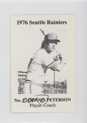 1976 Seattle Rainiers Team Issue Dennis Peterson #37 8d2