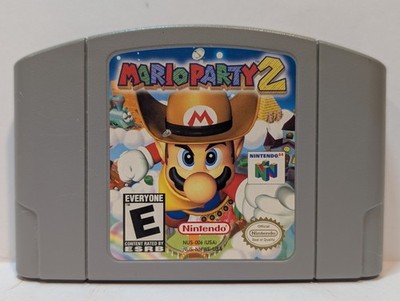 Nintendo 64 N64 Mario Party 2 Loose Cartridge Authentic Tested Clean Label