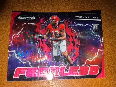 2025 Panini Prizm Draft Picks - Fearless Mykel Williams Neon Pink Pulsar 2/25 RC