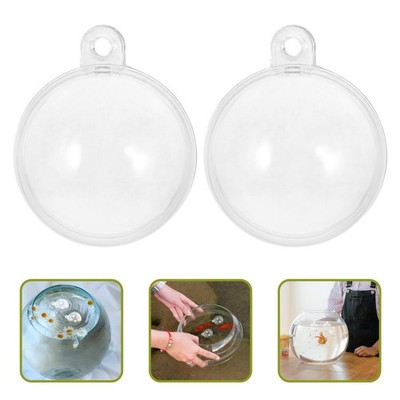 10 Pcs Empty Transparent Clear Aquarium Toys Floats