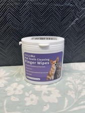 Pet Teeth Cleaning Cleansing Wipes Freshen Breath Clean Tartar 50 Pc B77