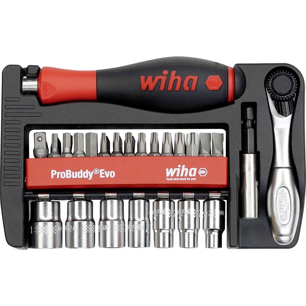 Finis les filetages foirés avec le Set d'embouts et clés à douille 1/4 Wiha 46960 ajusté