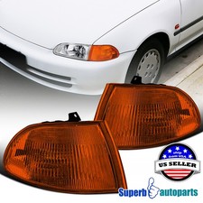 Fits 1992-1995 Honda Civic 4 Door Corner Lamps Signal Lights 92-95 Fits 1992-1995 Honda Civic 4 Door Corner Lamps Signal Lights 92-95