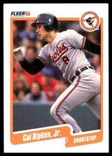 Cal Ripken, Jr. 1990 Fleer #187 Orioles MLB READ FREE SHIPPING AutographDen