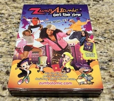 Zumba Atomic Get the Flow The Box Set DVD W/ Comic! Fitness DVDs