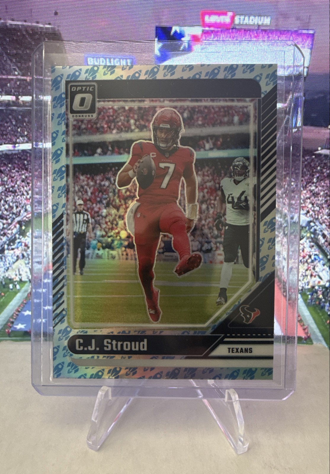 2024 Panini Donruss Optic - C.J. Stroud #76 Rocket Prizm