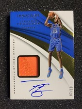 2017 Immaculate Terrance Ferguson Sneaker Swatch Signature #SN-TFG Gold /10