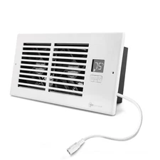 AyA Gear 4"x10" Register Booster Fan with Thermostat, Quiet Air Vent Booster