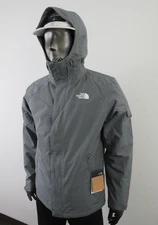 Mens The North Face Toro Peak Triclimate 3 in 1 Waterproof Hooded Jacket Grey