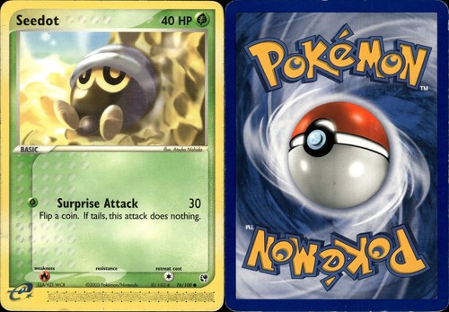 Seedot 76/100 | EX - Sandstorm | Pokemon TCG | English | Common - Picture 3 of 3
