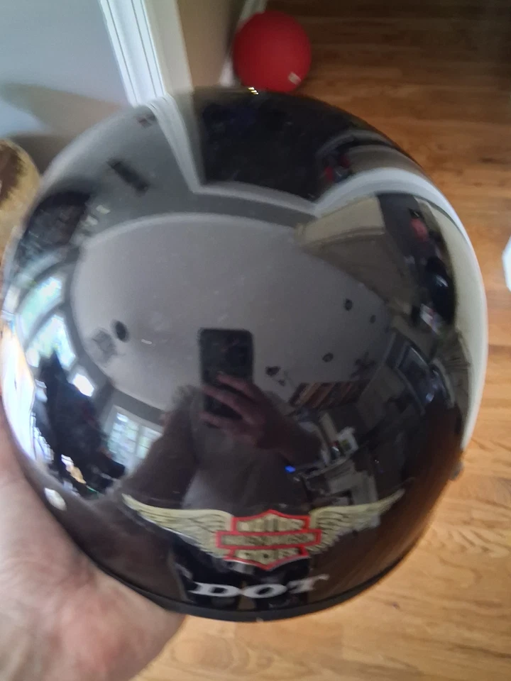 Capacete de motocicleta Vega preto tamanho grande com viseira aprovado pelo DOT - Imagem 4 de 4
