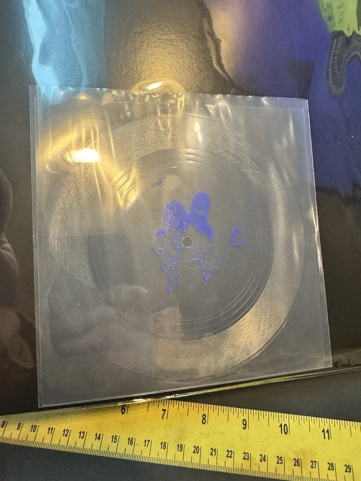 Mavi Shadowbox Vinyl LP Transparent Pic Disc New NEVER PLAYED /300 W/7" Flexi! - Image 2 of 2